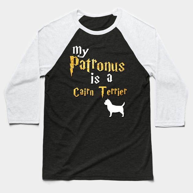 Cairn Terrier Baseball T-Shirt by dogfather